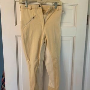 Ladies full seat, front seat breeches,  off white